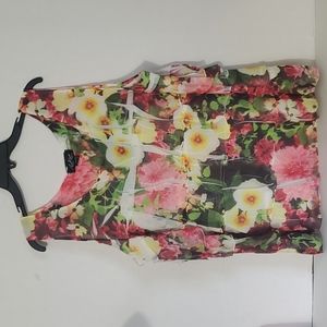 Russell Kemp frilly tank top size 24